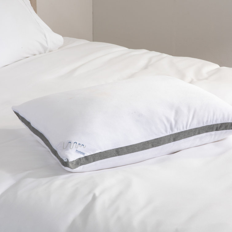 Brookstone Perfect 2 in 1 Comfort Pillow White Wayfair